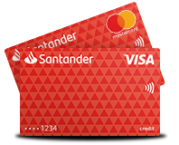 Karty w aplikacji Santander mobile