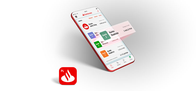 Zlecaj przelewy z kont w innych bankach w aplikacji Santander mobile -  Santander